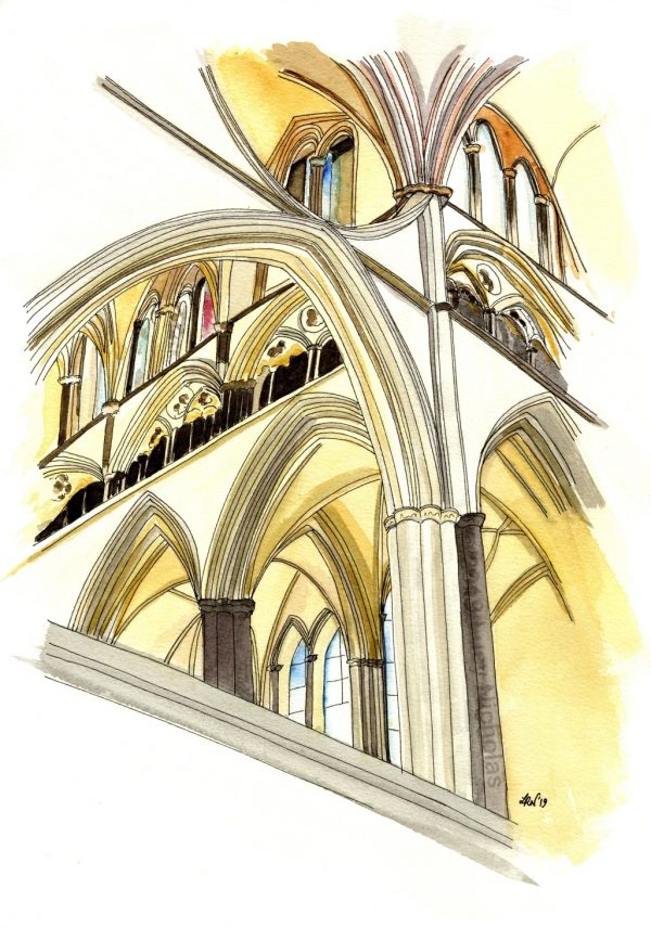 Salisbury Cathedral Corner